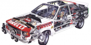 Audi Quattro Group 4 Rally Car 1981-1982