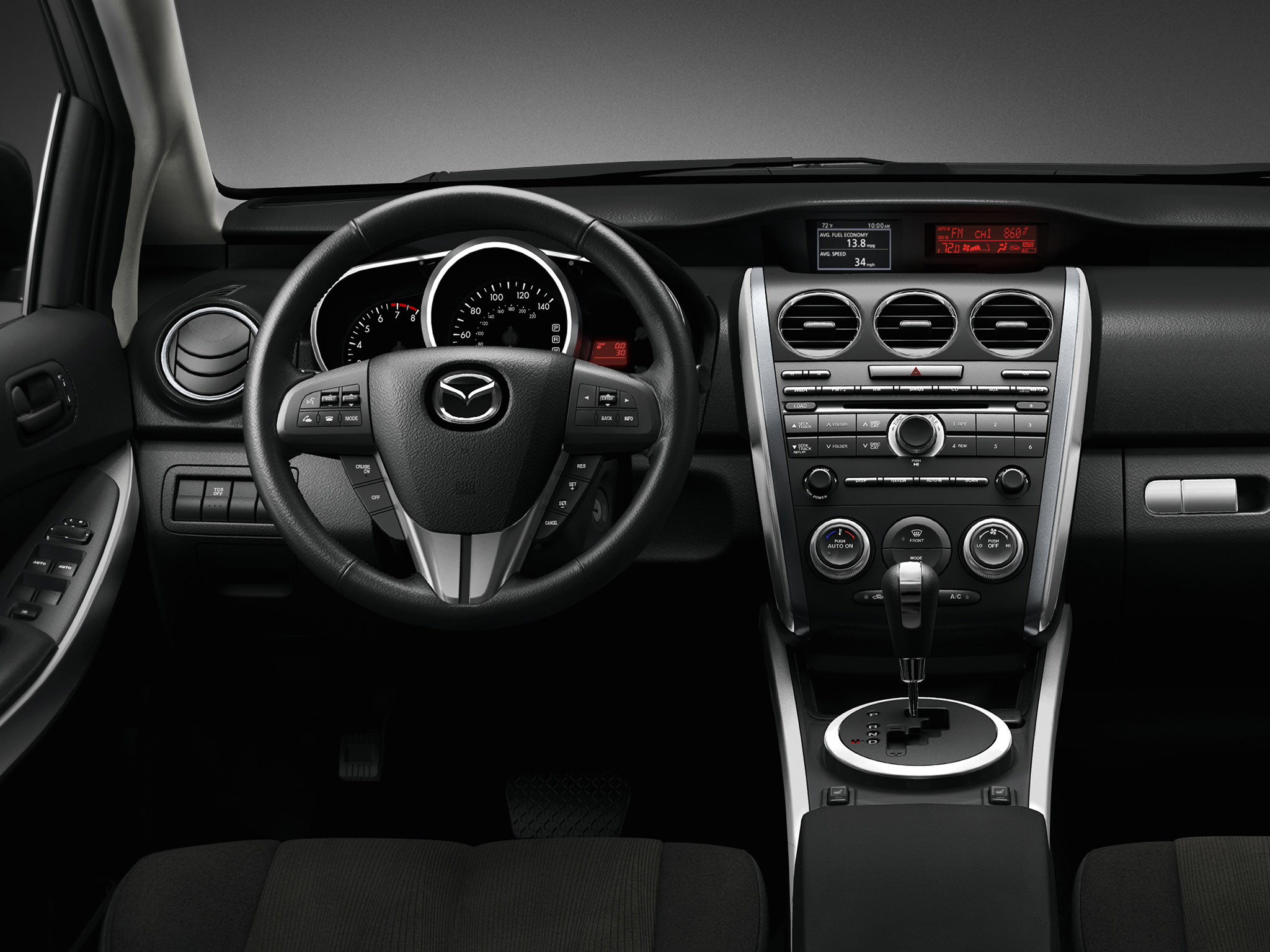 mazda cx 7 интерьер