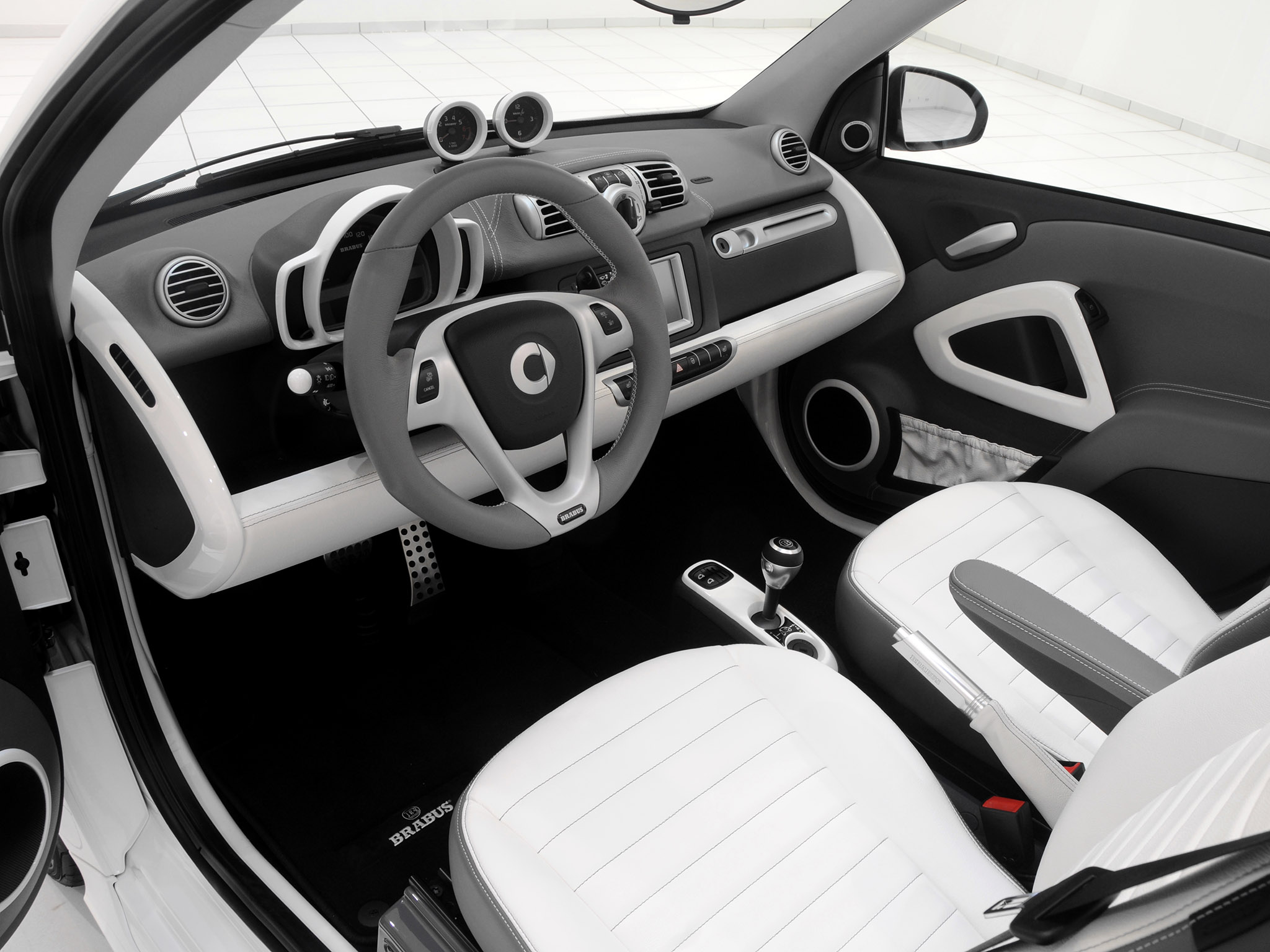 Brabus Smart Fortwo Tailor Made Cabrio White 2010 Photo 01